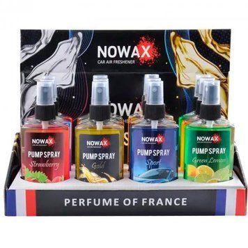Ароматизатор 75мл Pump Spray MIX №2 12шт Nowax NX07531 фото