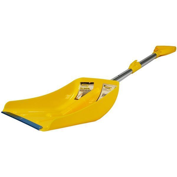 Лопата для снігу 24.5х32.5 см із телескопічною ручкою 72-91 см Alu Shovel Bottari 32323-IS фото