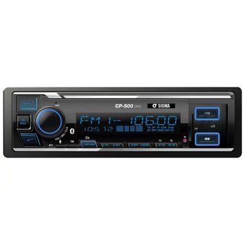 Автомагнітола 1DIN 4x50W TFT-дисплеєм підсвічуванням CP-500 BT SIGMA4car, що змінюється. 29250 фото